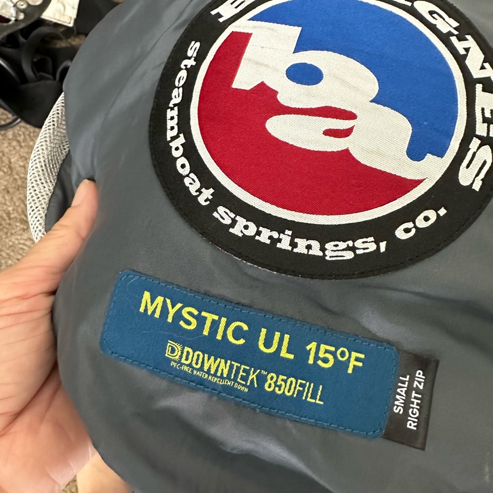 Mystic ultra light sleeping bag 15 degree big Agnes